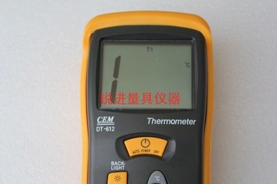 【(华盛昌CEM)DT-612热电偶接触式测温仪 DT612单/双通道测温仪】价格,厂家,图片,温度计,王增辉-